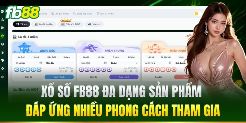 Xổ Số FB88 – Trải Nghiệm Quay Thưởng Hiện Đại