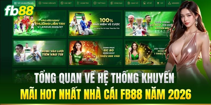 Khuyến Mãi FB88: Bí Quyết Tận Dụng Ưu Đãi Mới Nhất 2026 Khuyến Mãi FB88: Bí Quyết Tận Dụng Ưu Đãi Mới Nhất 2026